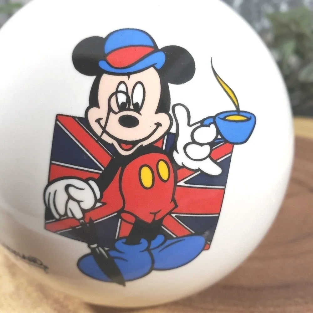 Very Rare Disneyland Paris Round‎ Mickey Mouse Bank with Four Mickey characters